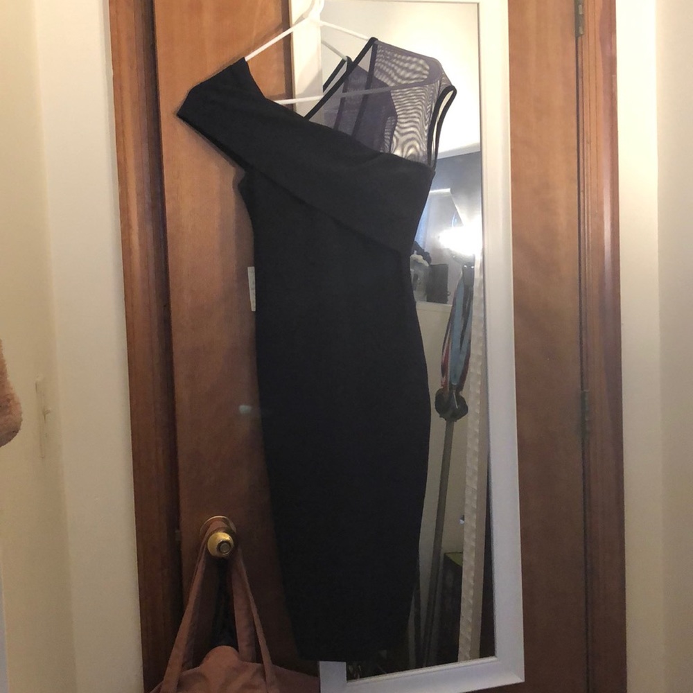 Nookie Asymmetric Neckline Dress - Picture 2 of 3